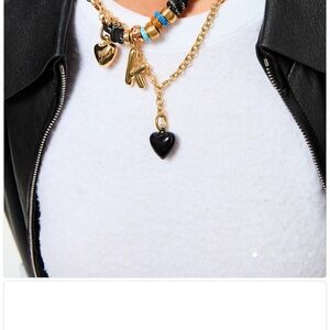 Roxanne Assoulin Black and Gold Beaded Necklace